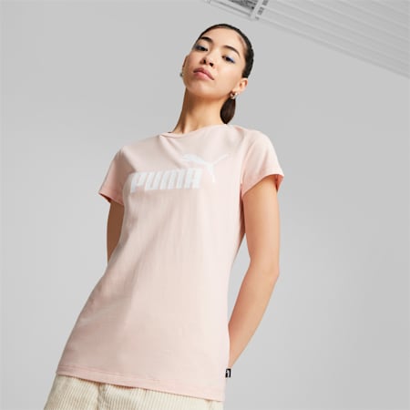 T-shirt Essentials Logo Femme, Rose Dust, small-DFA