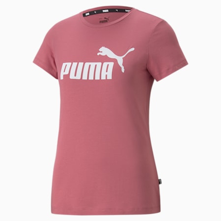 Camiseta para mujer Essentials Logo, Dusty Orchid, small