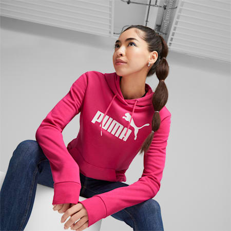 Felpa con cappuccio Essentials Big Logo da donna, Orchid Shadow, small
