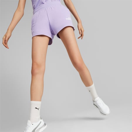 Essentials 4" Women's Sweat Shorts, Vivid Violet, small