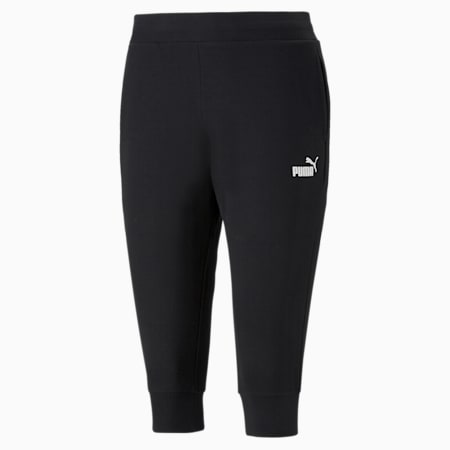 Essentials Capri Women's Sweatpants, Puma Black, small