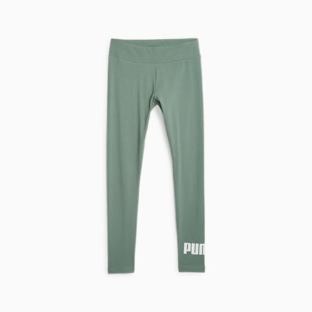 Essentials Logo Damen Leggings, Eucalyptus, small