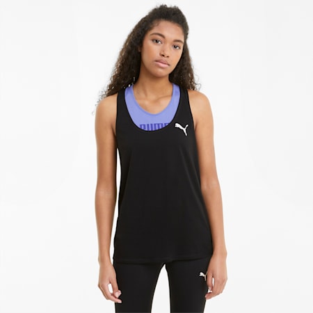 Active Women's Tank Top, Puma Black, small-DFA