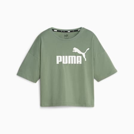  TBKOMH Camisetas Puma para mujer, camisetas de verano para mujer,  camiseta de manga larga con cuello en V y letras, Gris : Ropa, Zapatos y  Joyería