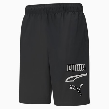 Rebel Woven Men's Shorts, Puma Black, small-SEA