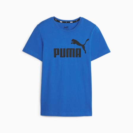Essentials Logo Tee - Youth 8-16 years, Racing Blue, small-AUS