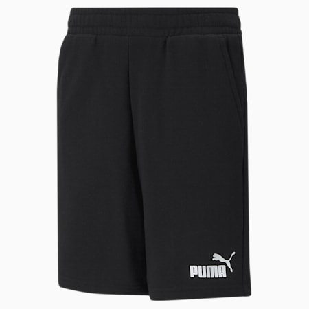 Essentials Boys Sweat Shorts, Puma Black, small-AUS