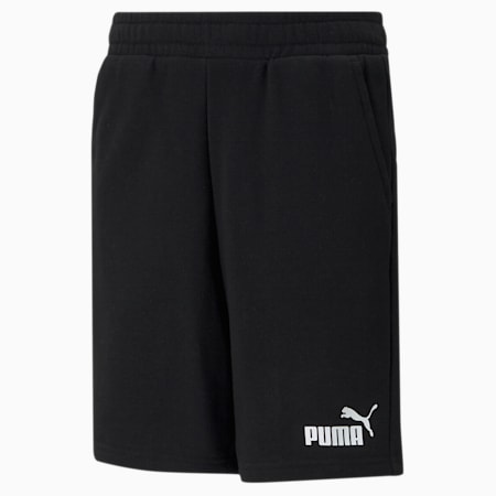 Essentials Sweat Shorts - Boys 8-16 years, Puma Black, small-AUS