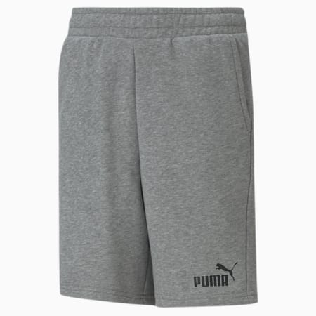 Essentials Boys Sweat Shorts, Medium Gray Heather, small-AUS
