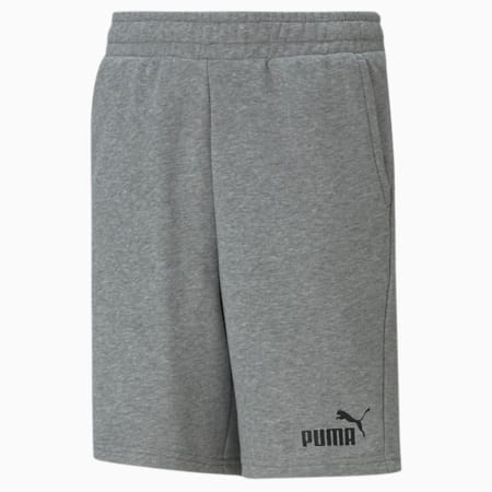 Essentials Youth Sweat Shorts, Medium Gray Heather, small