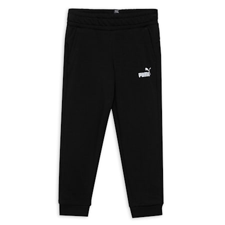Logo Youth Knitted Sweat Pants, Puma Black, small-IND