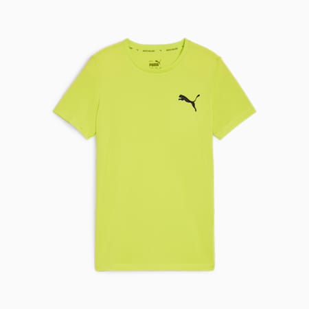 Active Small Logo Jugend T-Shirt, Lime Pow, small