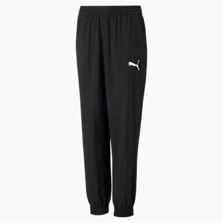 Active Woven Sweatpants Youth, Puma Black, small