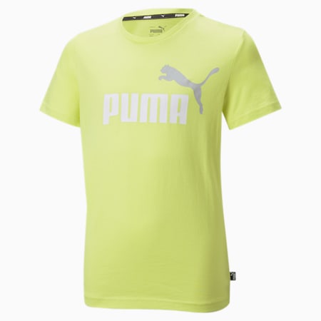 Essentials+ Two-Tone Logo Youth Tee, Lemon Sherbert, small-PHL