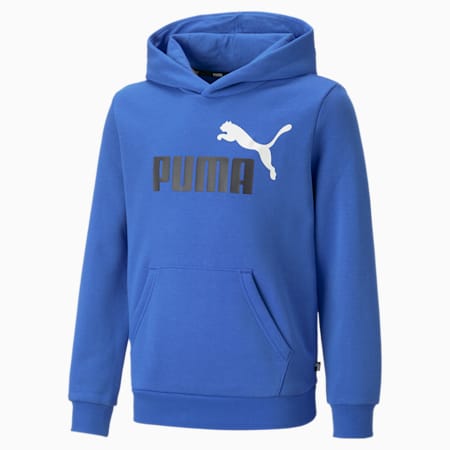 Essentials+ Two-Tone Big Logo Jugend Hoodie, Royal Sapphire, small
