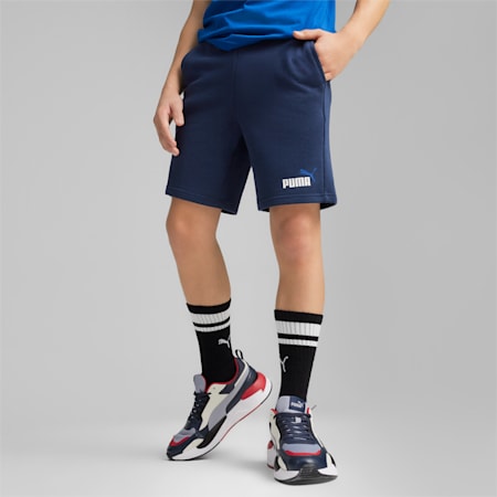 Essentials+ Two-Tone Shorts Youth, Club Navy, small-AUS