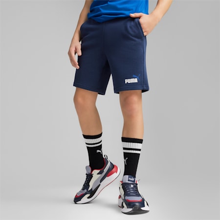Essentials+ Two-Tone Jugend Shorts, Club Navy, small