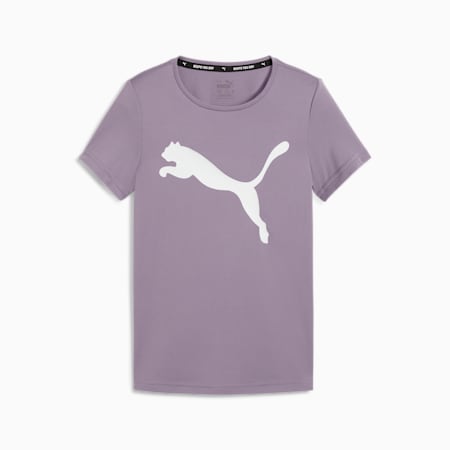 Active Tee - Girls 8-16 years, Pale Plum, small-AUS