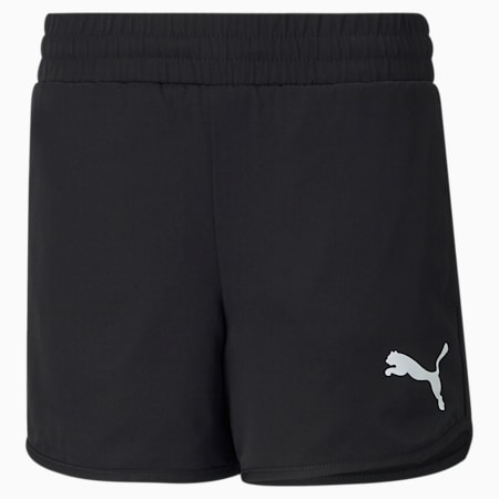 Active Youth Shorts, Puma Black, small-PHL