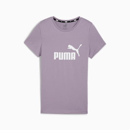 Essentials Logo Tee Youth, Pale Plum, small