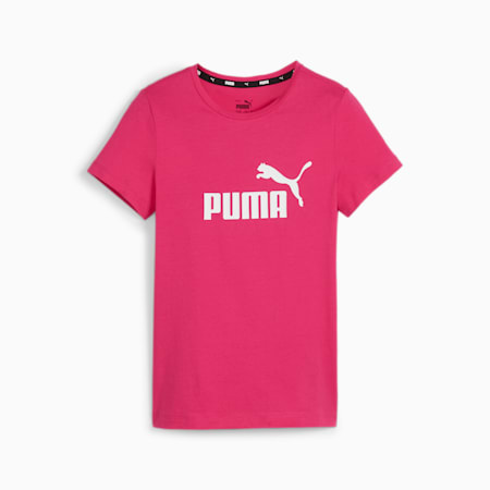 Essentials Jugend T-Shirt mit Logo, Garnet Rose, small