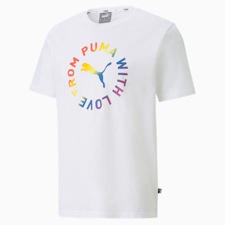 Pride Graphic Men's Tee, Puma White, small-SEA
