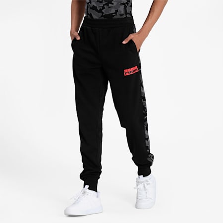 men's camo sweatpants with elastic ankles