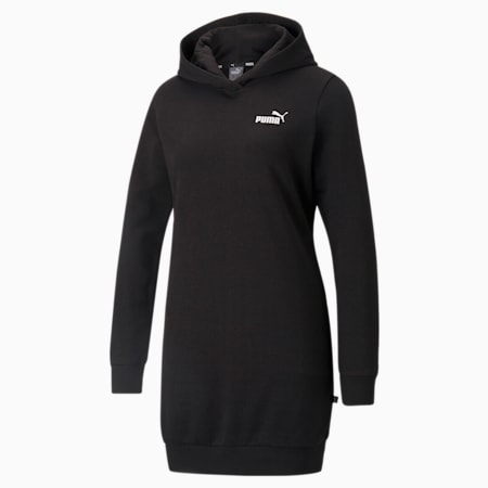 Essentials Hooded Women's Dress, Puma Black, small-SEA