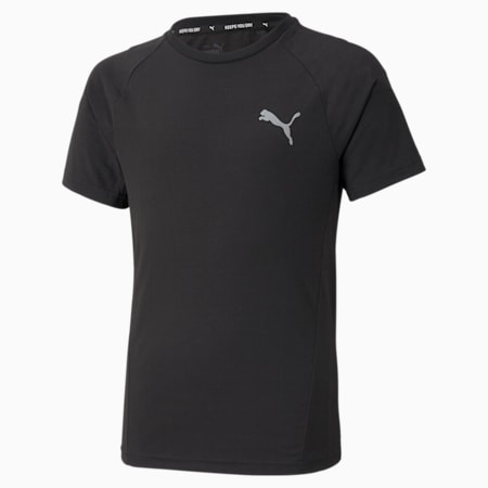 Młodzieżowy T-shirt Evostripe, Puma Black, small