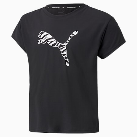 Modern Sports Youth Tee, Puma Black, small-SEA