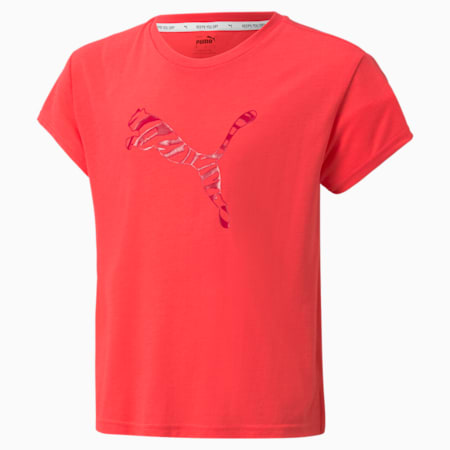 Modern Sports Youth Tee, Paradise Pink, small-AUS