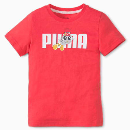 LIL PUMA Kids' Tee, Paradise Pink, small-PHL