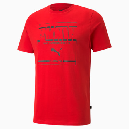 Graphic Men's Tee, High Risk Red, small-SEA