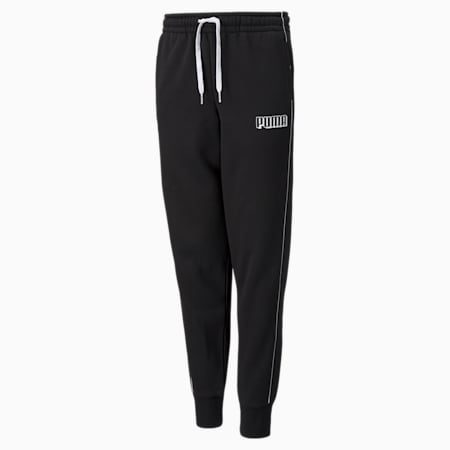 Alpha Youth Sweatpants, Puma Black, small-PHL