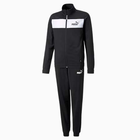 البدلة الرياضية Polyester للشباب, Puma Black, small-DFA