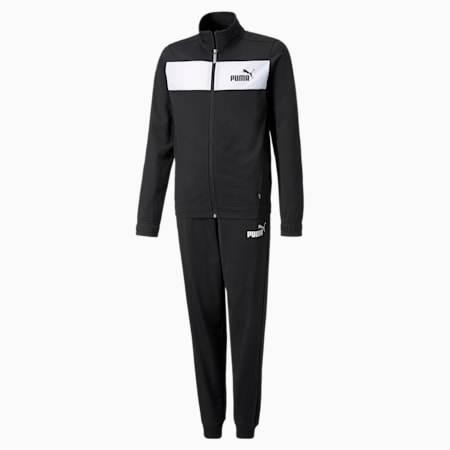 Polyester Tracksuit Youth, Puma Black, small