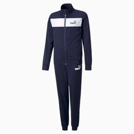 Polyester Tracksuit Youth, Peacoat, small-DFA