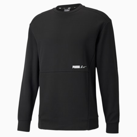 RAD/CAL Crew Men's Sweat Shirt, Puma Black, small-IND