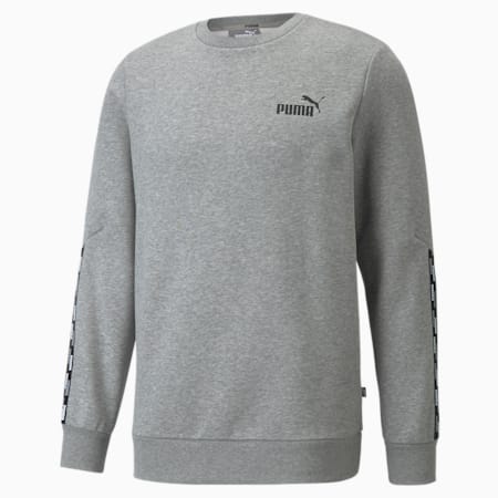 Sweat col rond Power Tape homme, Medium Gray Heather, small