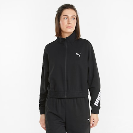 Modern Sports Women's Track Jacket, Puma Black, small-PHL