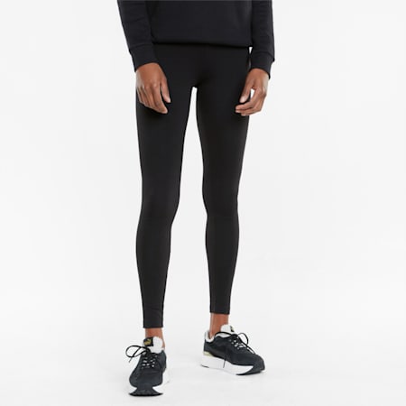 Holiday Women's Leggings, Puma Black-Gold, small-PHL