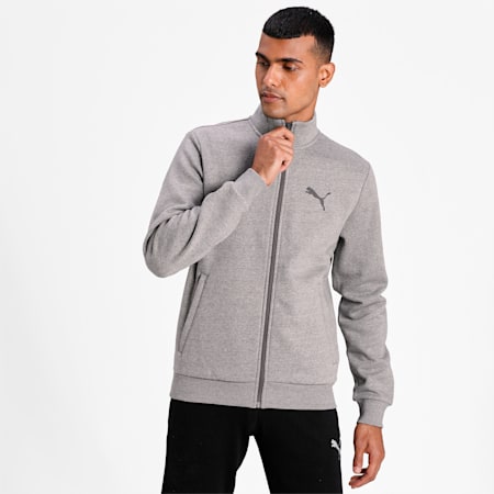 PUMA Men's Knitted Jacket | Medium Gray Heather | PUMA ALL UNDER 2499 ...