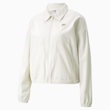 Downtown Corduroy jack voor dames, Ivory Glow, small