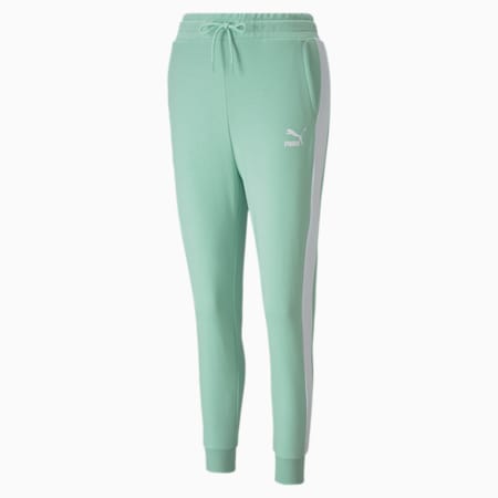 puma track pants green