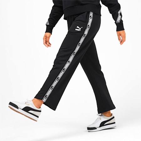 Knitted Women's Track Pants, Puma Black, small-AUS