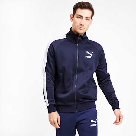 Red white and blue puma tracksuit