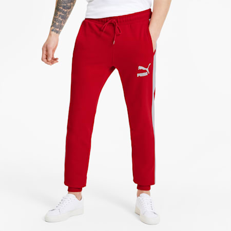 Iconic T7 Men's Track Pants, High Risk Red, small-SEA