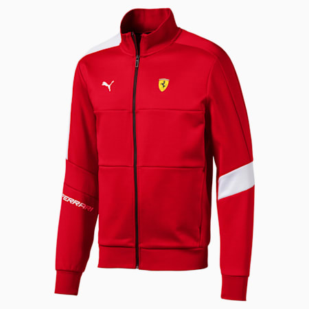 Scuderia Ferrari T7 Men's Track Jacket | Rosso Corsa | PUMA Scuderia ...
