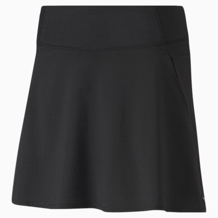PWRSHAPE Solid Woven Women's Golf Skirt, Puma Black, small-SEA