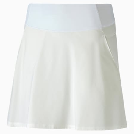 PWRSHAPE Solid Woven Women's Golf Skirt, Bright White, small-SEA
